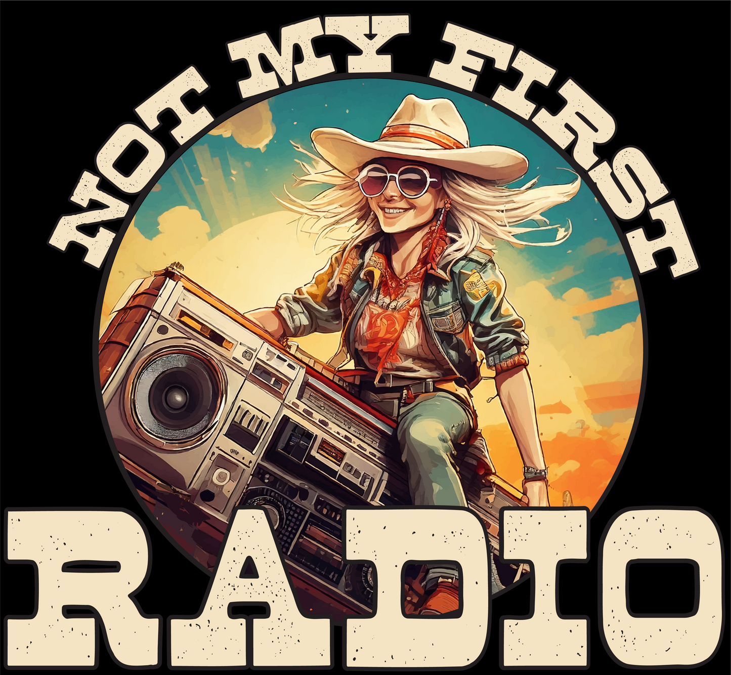 Not My First Radio - Women's Relaxed T-Shirt