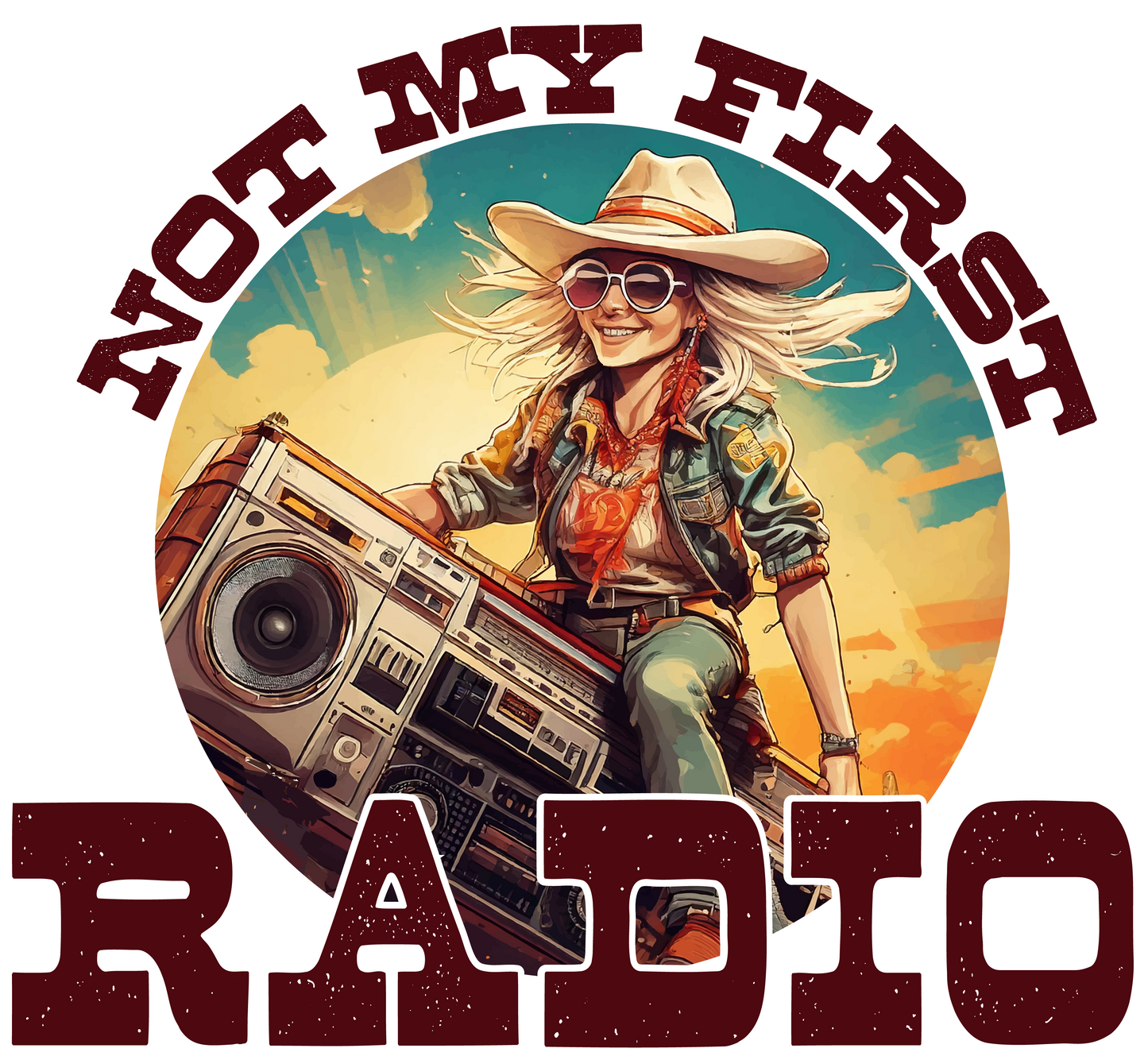 Not My First Radio - Women's Relaxed T-Shirt